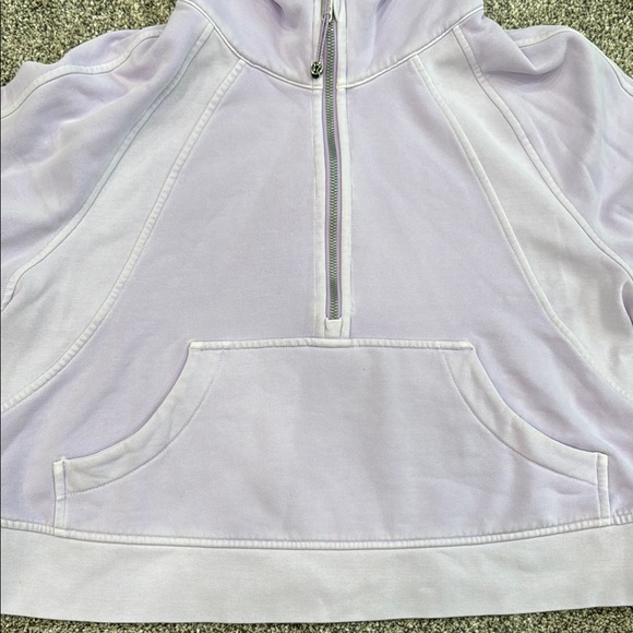 Lululemon Lavender Scuba Oversized Half-Zip Hoodie ~ Women's Size X-small/Small - Picture 3 of 8